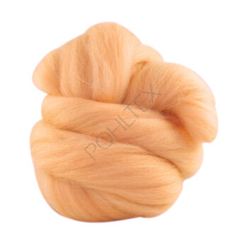 Wełna czesankowa - 50g - Kolor: Cielisty