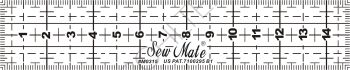 Linijka Sew Mate X'SOR 3 x 15 cm