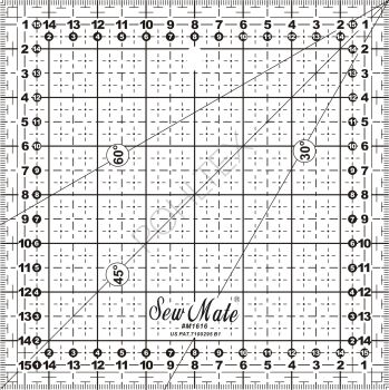 Linijka Sew Mate X'SOR 16 x 16 cm