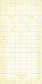 Linijka Sew Mate X'SOR 16 x 32 cm - Żółta