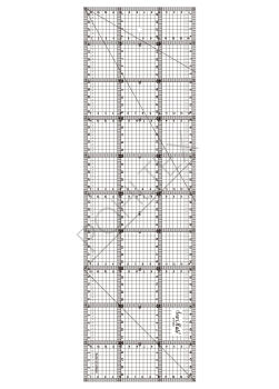 Linijka Sew Mate X'SOR 15 x 50 cm