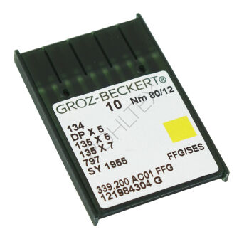 Igły Groz Beckert  135x5 DPx5 134 FFG/SES- kulka