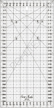 Linijka Sew Mate X'SOR 16 x 32 cm