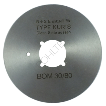 Ostrze tarczowe 80 mm do noży krawieckich KURIS BOM 30/80 nr.15762